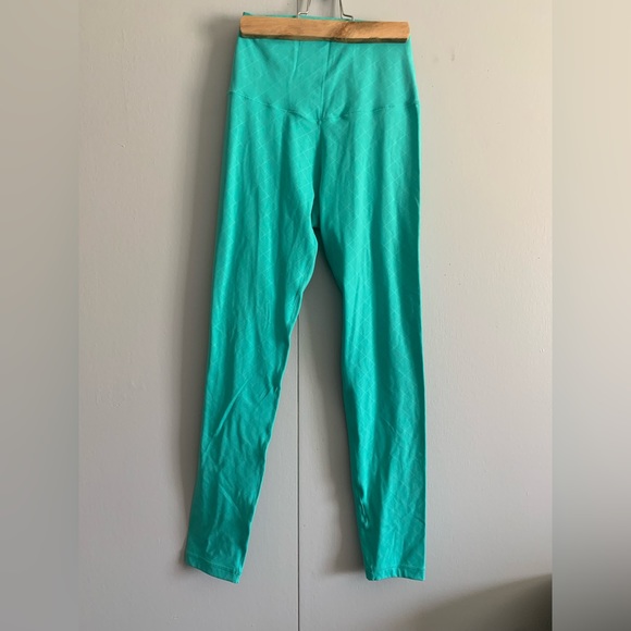 SHEFIT Fierce Boss Turquoise Teal High Rise Moisture
Wicking Leggings - Picture 2 of 7